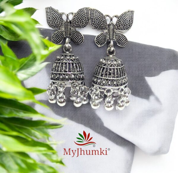 Oxidised Jhumka Earring For Women